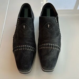 Authentic black Cesare Paciotti men's size
8 1/2 loafers
